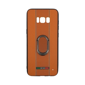 Θήκη πλάτης TPU Weimi με περιστροφικό Stand 360 για Samsung Galaxy S8 Plus (G955) - Χρώμα: Πορτοκαλί