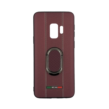 TPU Weimi back case with 360 angle rotation Stand for Samsung Galaxy S9 (G960) - Color: Purple
