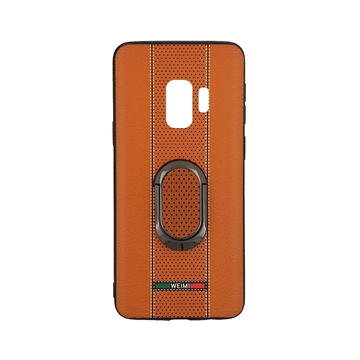Θήκη πλάτης TPU Weimi με περιστροφικό Stand 360 για Samsung Galaxy S9 (G960) - Χρώμα: Πορτοκαλί