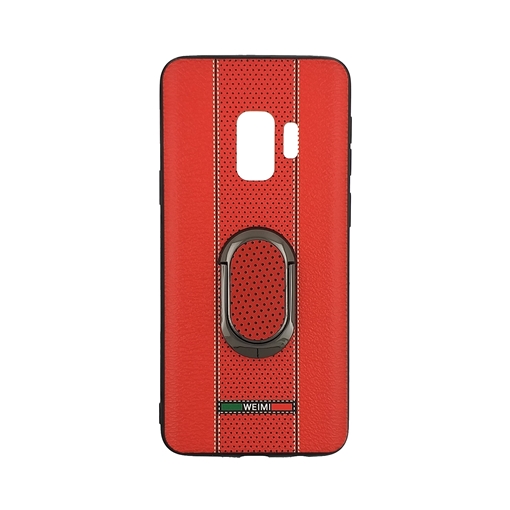 TPU Weimi back case with 360 angle rotation Stand for Samsung Galaxy S9 (G960) - Color : Red