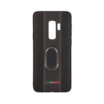 Θήκη πλάτης TPU Weimi με περιστροφικό Stand 360 για Samsung Galaxy S9 Plus (G965) - Χρώμα: Μαύρο