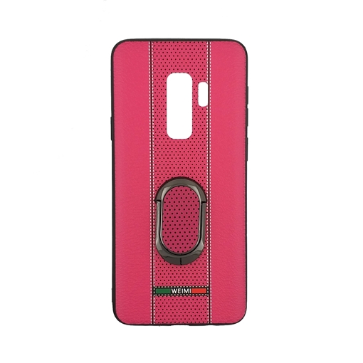 Θήκη πλάτης TPU Weimi με περιστροφικό Stand 360 για Samsung Galaxy S9 Plus (G965) - Χρώμα: Ροζ