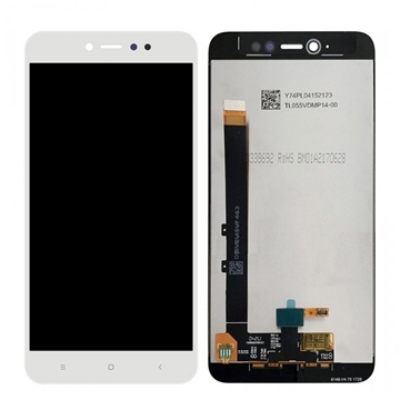 Εικόνα της Οθόνη LCD με Μηχανισμό Αφής για Xiaomi Redmi Note 5A Prime - Χρώμα: Λευκό