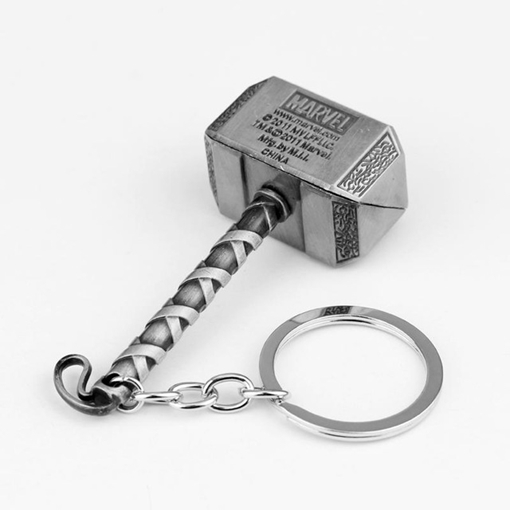 Marvel Keychain Thor's Mjölnir - Color: Silver