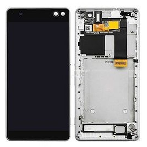 Οθόνη LCD με Μηχανισμό Αφής και Πλαίσιο για Sony Xperia C5 Ultra (E5533) - Χρώμα: Μαύρο