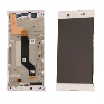 Picture of LCD Complete with Frame for Sony XA1 Ultra - Color: White