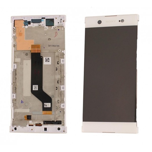 Οθόνη LCD με Μηχανισμό Αφής και Πλαίσιο για Sony Xperia XA1 Ultra G3212/G3223 - Χρώμα: Λευκό
