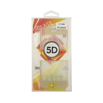 Τζαμάκι Προστασίας 9H/5D Full Glue Full Cover 0.1MM για iPhone 7G/8G (4.7) - Χρώμα: Χρυσό