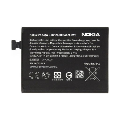 Picture of Battery Nokia BV-5QW for Lumia 930  2420 mAh