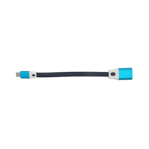 OEM OTG Micro USB - USB Female Χρώμα: Μπλε - Μαύρο
