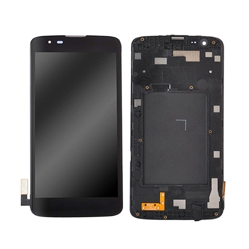 Οθόνη LCD με Μηχανισμό Αφής και Πλαίσιο για LG K7 K330 - Χρώμα: Μαύρο