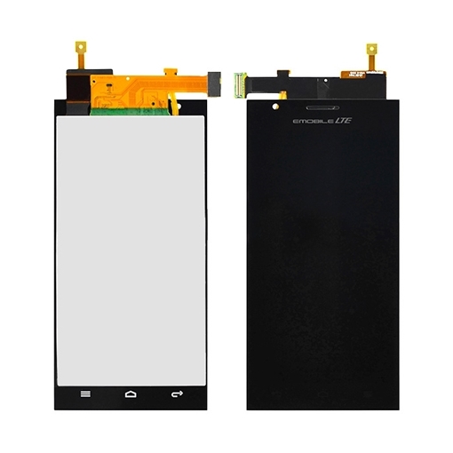 Οθόνη LCD με Μηχανισμό Αφής Assembly για Huawei P2-6011 Ascend P2 - Χρώμα: Μαύρο