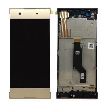 Εικόνα της Οθόνη LCD με Μηχανισμό Αφής και Πλαίσιο για Sony Xperia XA1 (G3121) - Χρώμα: Χρυσό