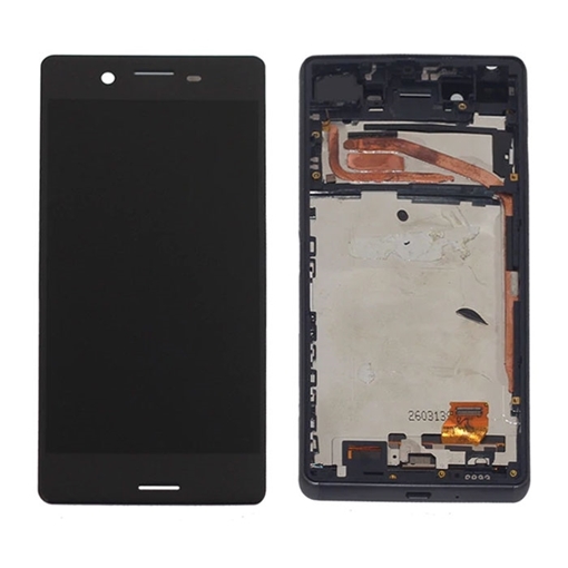 Οθόνη LCD με Μηχανισμό Αφής και Πλαίσιο για Sony Xperia F5121-Xperia X - Χρώμα: Μαύρο