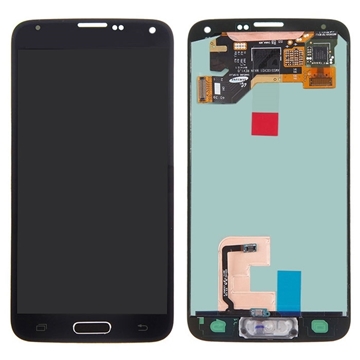 Εικόνα της OLED Οθόνη LCD με Μηχανισμό Αφής Assembly για Samsung Galaxy S5 G900F - Χρώμα: Μαύρο