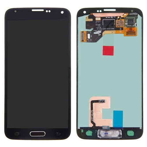 OLED Οθόνη LCD με Μηχανισμό Αφής Assembly για Samsung Galaxy S5 G900F - Χρώμα: Μαύρο