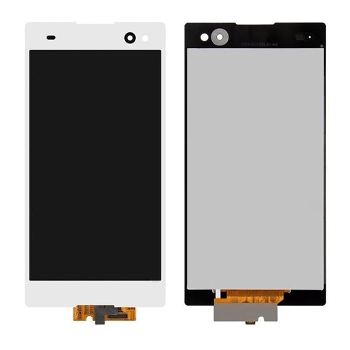 Οθόνη LCD με Μηχανισμό Αφής για Sony Xperia C3 (D2533/D2502) - Χρώμα: Λευκό
