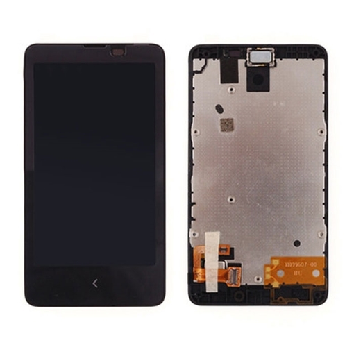 Picture of LCD Complete with Frame for Nokia Lumia X RM-980 - Color: Black
