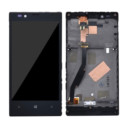 Picture of LCD Complete with Frame for Nokia Lumia 720 - Color:  Black