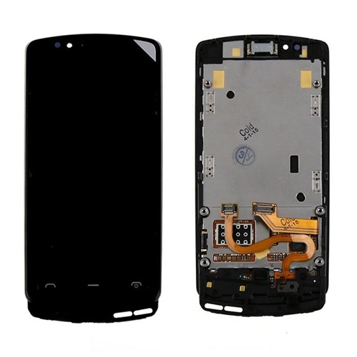 Picture of LCD Complete with Frame for Nokia Lumia 700 - Color: Black