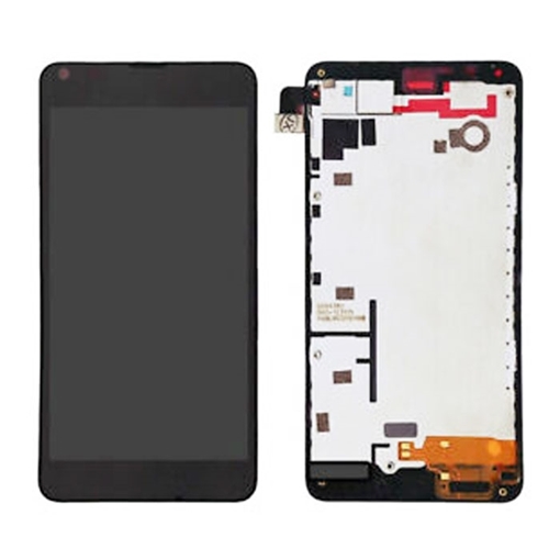 Οθόνη LCD με Μηχανισμό Αφής και Πλαίσιο για Nokia Lumia 640 - Χρώμα: Μαύρο