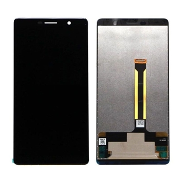 Εικόνα της Οθόνη LCD με Μηχανισμό Αφής για Nokia 7 Plus - Χρώμα: Μαύρο