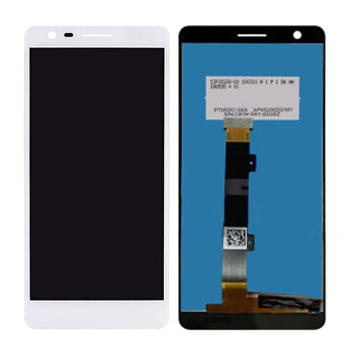 Οθόνη LCD με Μηχανισμό Αφής για Nokia 3.1 - Χρώμα: Λευκό