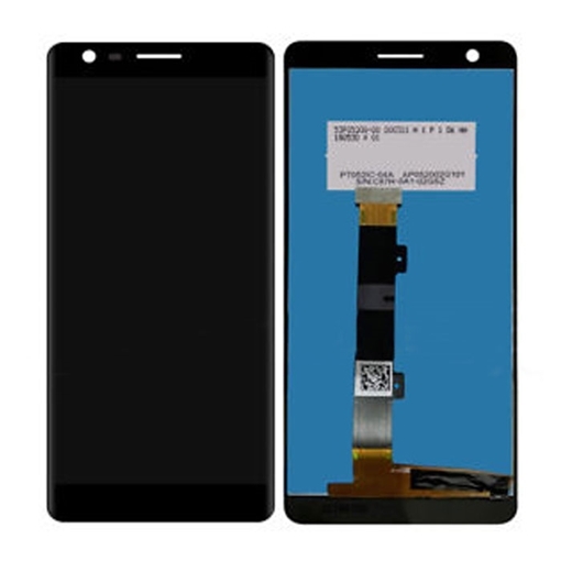 Οθόνη LCD με Μηχανισμό Αφής για Nokia 3.1 - Χρώμα: Μαύρο