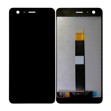 Εικόνα της Οθόνη LCD με Μηχανισμό Αφής για Nokia 2 - Χρώμα: Μαύρο