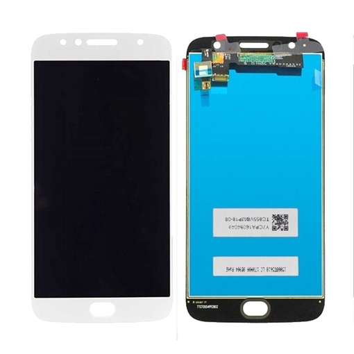 Οθόνη LCD με Μηχανισμό Αφής Assembly για Motorola XT1803/XT1805 Moto G5S Plus - Χρώμα: Λευκό