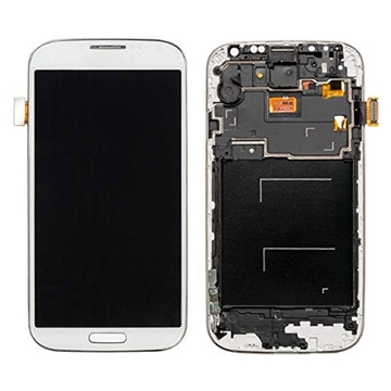 Εικόνα της Οθόνη LCD με Μηχανισμό Αφής Assembly με Πλαίσιο για Samsung Galaxy S4 i9505 (OEM) - Χρώμα: Λευκό