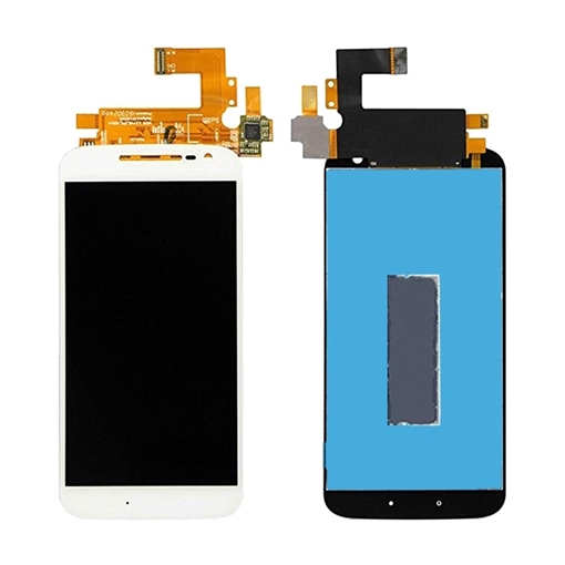 Οθόνη LCD με Μηχανισμό Αφής Assembly για Motorola XT1622 Moto G4 - Χρώμα: Λευκό
