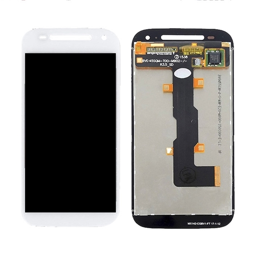 Οθόνη LCD με Μηχανισμό Αφής Assembly για Motorola XT1524 Moto E2 - Χρώμα: Λευκό