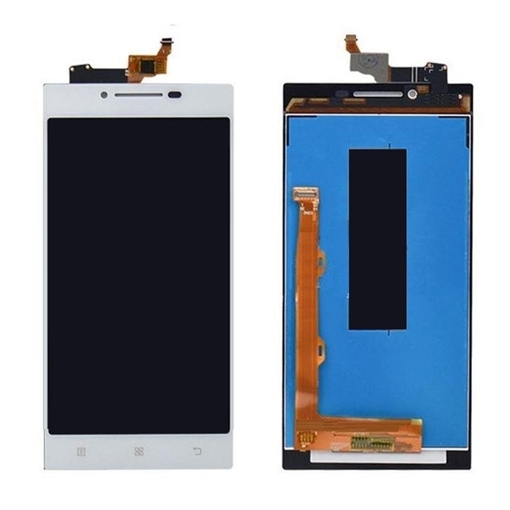 Οθόνη LCD με Μηχανισμό Αφής για Lenovo P70 - Χρώμα: Λευκό