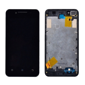 Picture of LCD Complete with Frame for Lenovo A319 - Color: Black