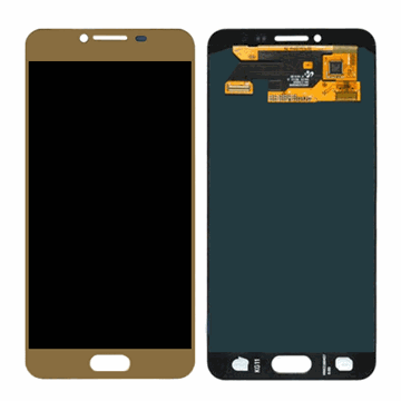 Εικόνα της OLED Οθόνη LCD με Μηχανισμό Αφής Assembly για Samsung Galaxy C5 C5000 - Χρώμα: Χρυσό