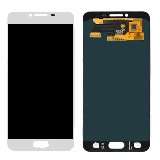 Picture of OLED LCD Complete for Samsung Galaxy C5 C5000  - Color: White