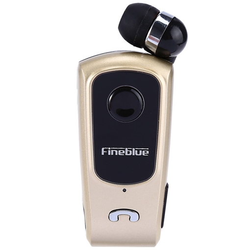 Bluetooth Fineblue F920 Ασύρματα Ακουστικά Earphone Clip-On Wireless Headset - Χρώμα: Χρυσό