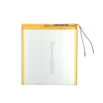 OEM Universal Battery 11.5x10.5 cm With 2 Cables - 6000mAh