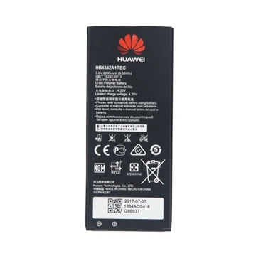 Picture of Battery Huawei HB4342A1RBC for Huawei Y5II/Y5 2/Honor 5/Y6 2015/Honor 4A - 2200 mAh