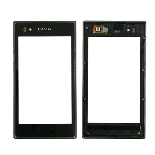 Μηχανισμός Αφής Touch Screen με Πλαίσιο για LG P940 - Χρώμα: Μαύρο
