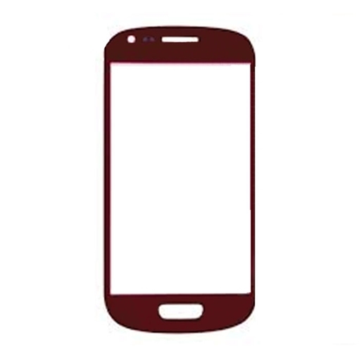 Τζαμάκι οθόνης Lens για Samsung I8190 S3 Mini - Χρώμα: Κόκκινο