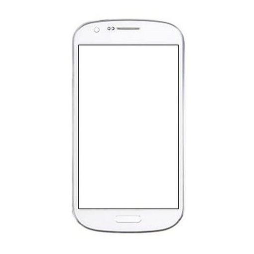 Τζαμάκι οθόνης Lens για Samsung I8730 - Χρώμα: Λευκό
