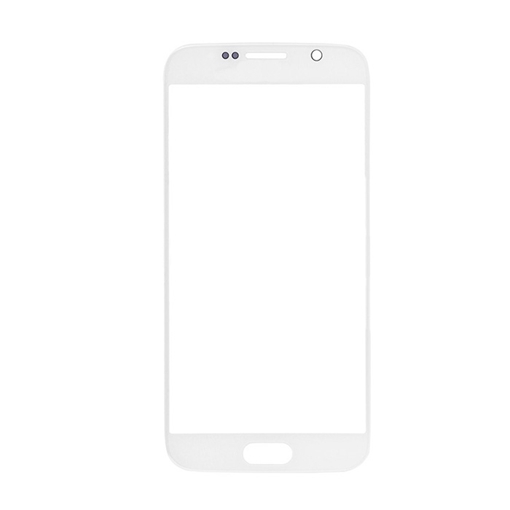  Τζαμάκι οθόνης Lens για Samsung Galaxy G920 S6 - Χρώμα: Λευκό