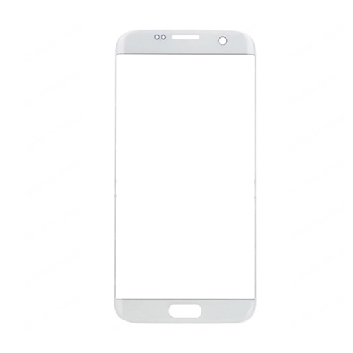  Τζαμάκι οθόνης Lens για Samsung G935 S7 Edge - Χρώμα: Λευκό