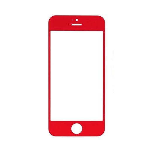 Τζαμάκι οθόνης Lens για iPhone 5G - Χρώμα: Κόκκινο