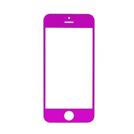 Τζαμάκι οθόνης Lens για iPhone 5G - Χρώμα: Μωβ