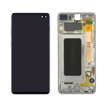 Picture of Original LCD Complete with Frame for Samsung Galaxy S10+ ( S10 Plus ) G975F GH82-18849A - Color: Prism / Ceramic Black