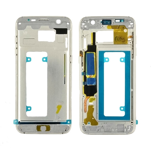 Μεσαίο Πλαίσιο Middle Frame για Samsung G935F Galaxy S7 Edge - Χρώμα: Λευκό