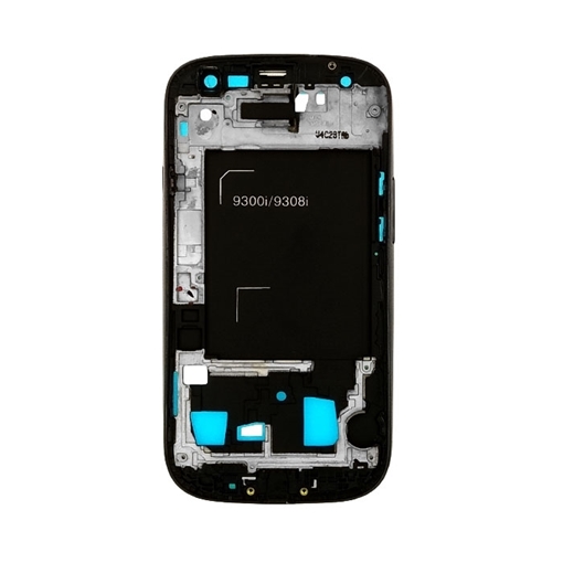 Μπροστινό Πλαίσιο Οθόνης Front LCD Frame για Samsung I9301 Galaxy S3 Neo - Χρώμα: Μαύρο